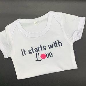 Baby tennis onesie